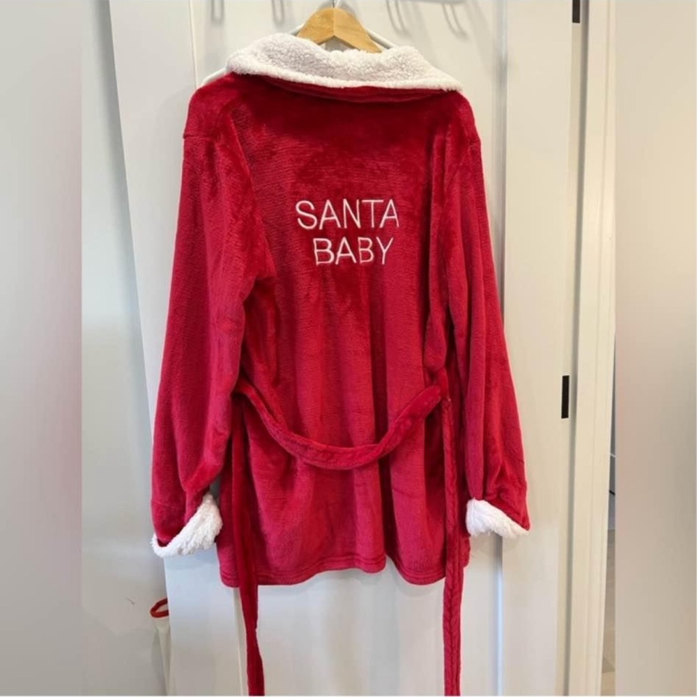 Red Santa Baby Robe